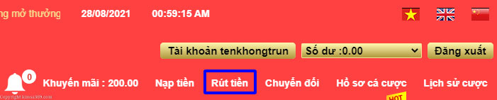 Nút rút tiền Kimsa
