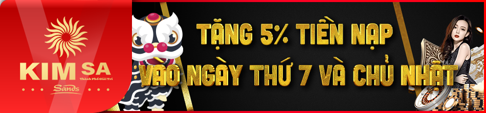 Tặng 5% tiền nạp vào thứ 7 và chủ nhật